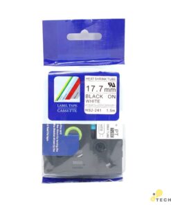 Ống co nhiệt Brother HS2-241 17.7mm x 1.5m chữ Đen trên nền Trắng