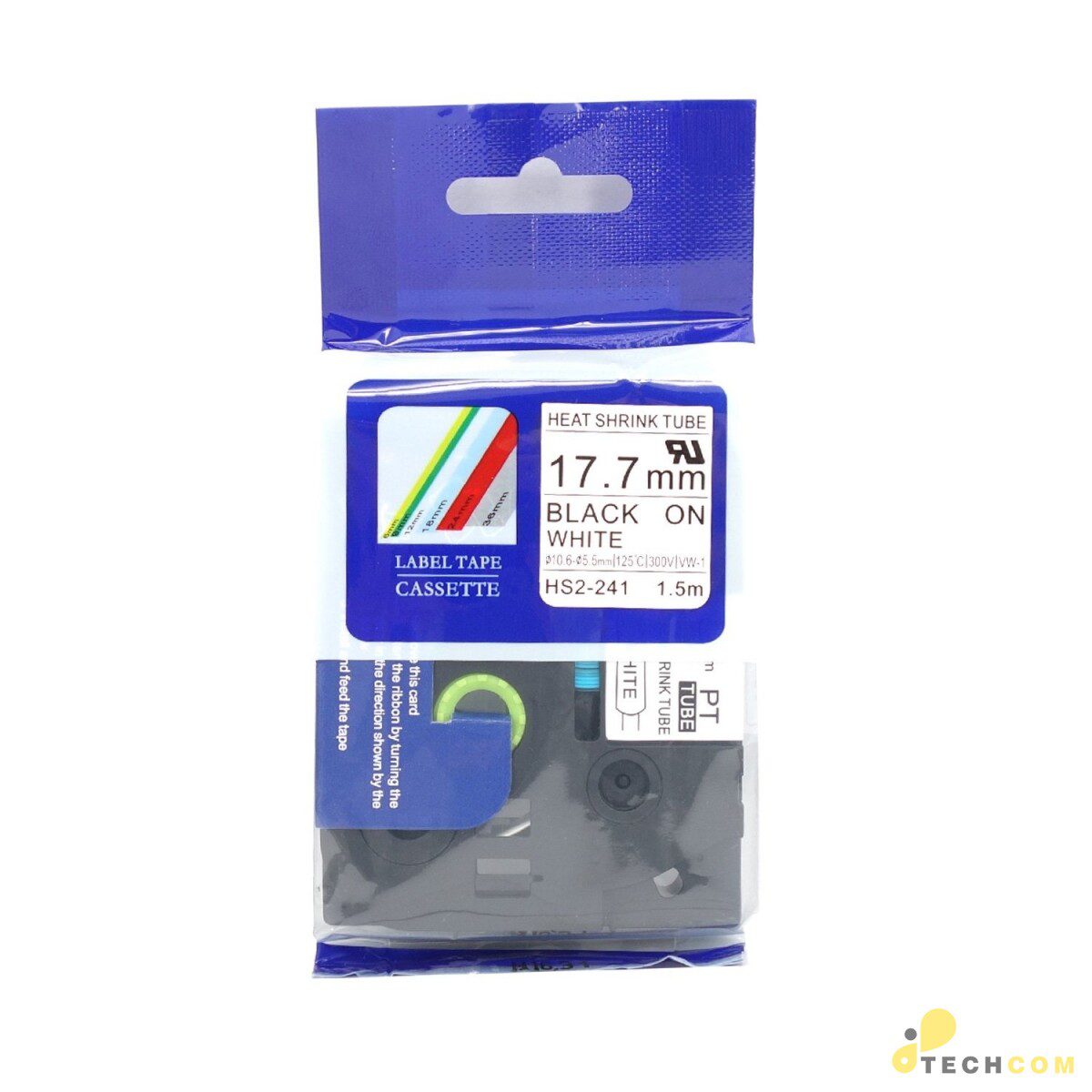Ống co nhiệt Brother HS2-241 | 17.7mm x 1.5m | Chữ Đen trên nền Trắng 1 Ống co nhiệt Brother HS2-241 17.7mm x 1.5m chữ Đen trên nền Trắng