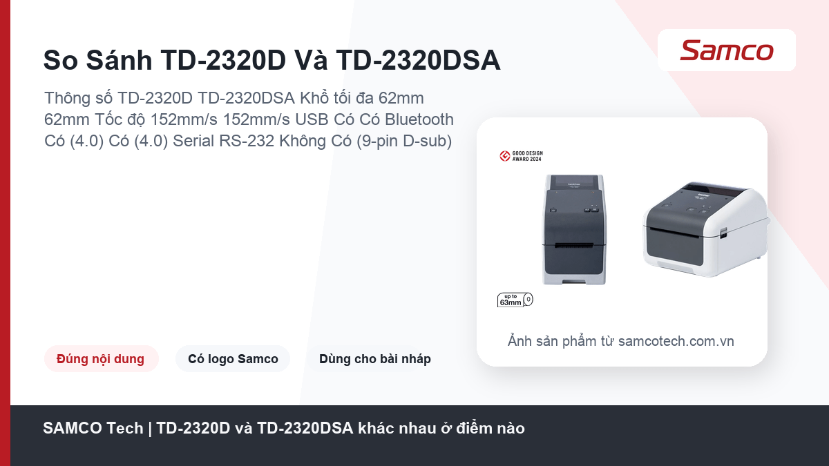 TD-2320D và TD-2320DSA khác nhau ở điểm nào 11 So Sánh TD-2320D Và TD-2320DSA - TD-2320D và TD-2320DSA khác nhau ở điểm nào
