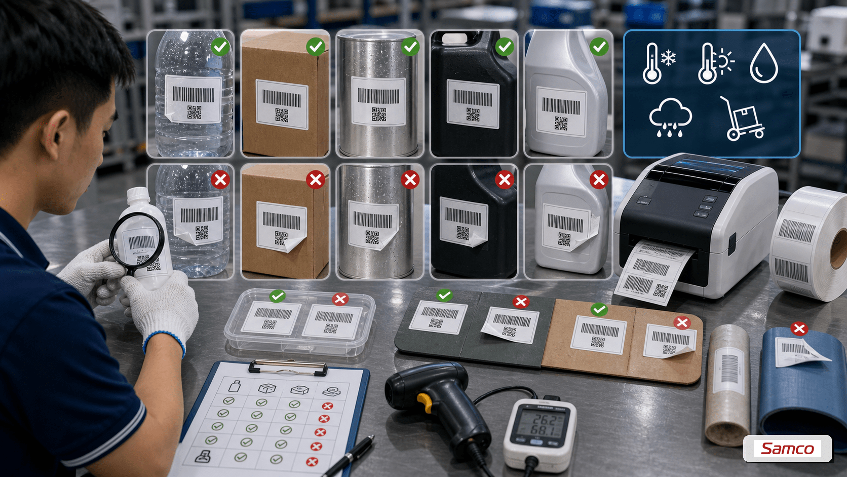 Hướng Dẫn Kiểm Tra Độ Bám Dính Adhesion Test Của Keo Nhãn Đúng Chuẩn 6 Keo nhãn quyết định độ bền nhãn trên bề mặt, môi trường ẩm lạnh và quá trình vận chuyển