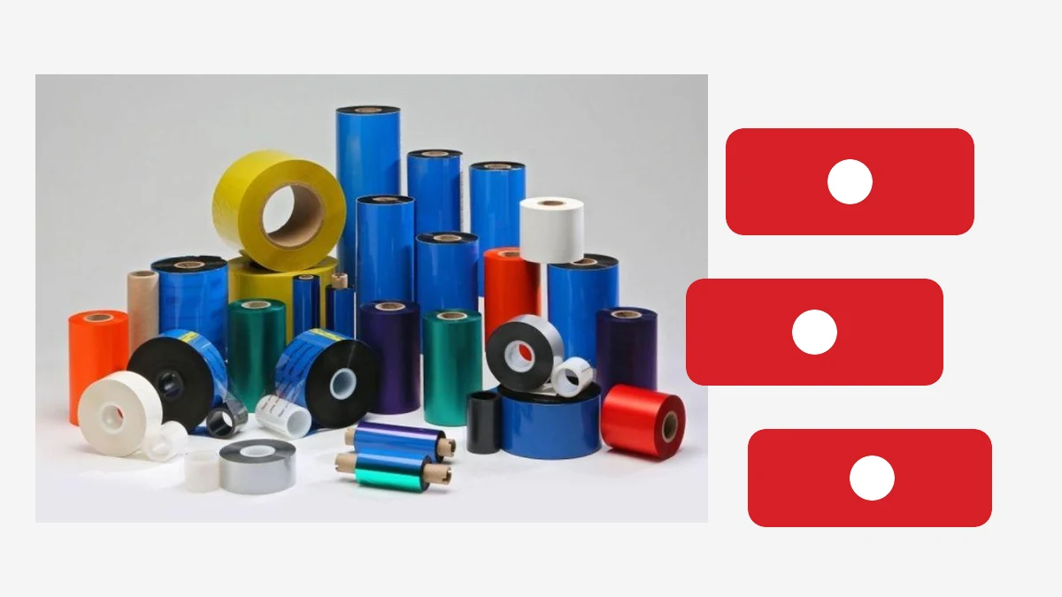 Cách Chọn Ribbon Mã Vạch Theo Chất Liệu Tem (Wax/Resin) 1 Hình minh họa: Ribbon mã vạch gồm những loại nào?