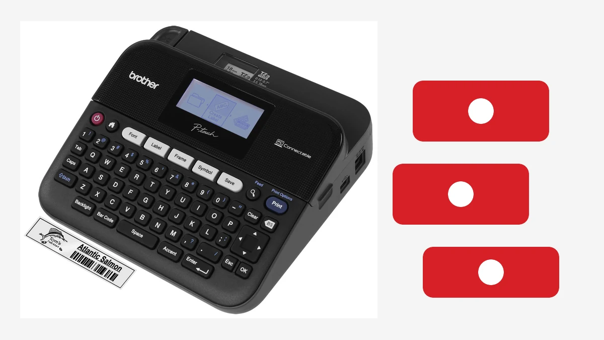 Hướng Dẫn Sử Dụng Máy In Nhãn Brother PT-D450 1 Hình minh họa: Thao tác in trên máy