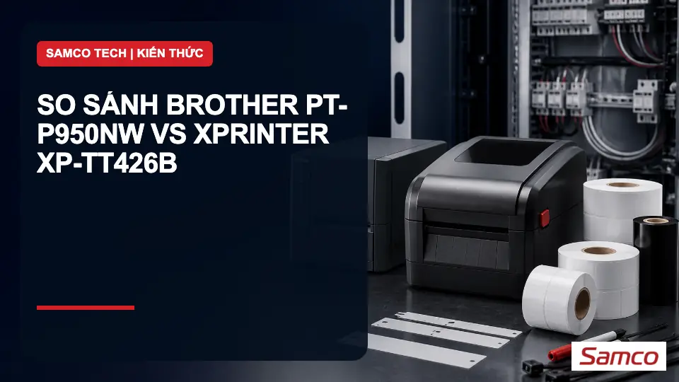 So Sánh Brother PT-P950NW vs Xprinter XP-TT426B