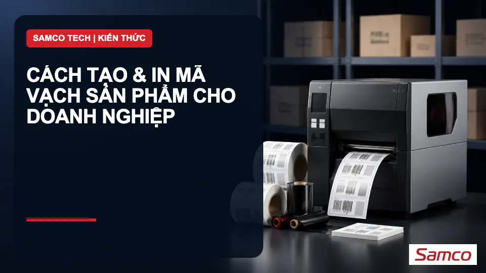 Cách tạo & in mã vạch sản phẩm cho doanh nghiệp