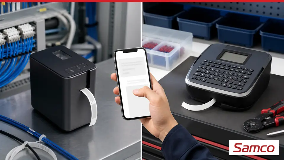 PT-P750W vận hành khác gì so với máy in nhãn có bàn phím