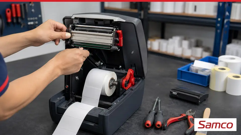 Tem in bị lệch hoặc nhảy nhãn thì kiểm tra gì trước