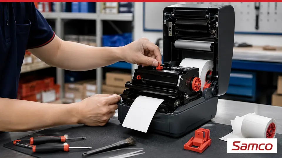 Máy báo lỗi hoặc dừng in giữa ca thì kiểm tra gì trước