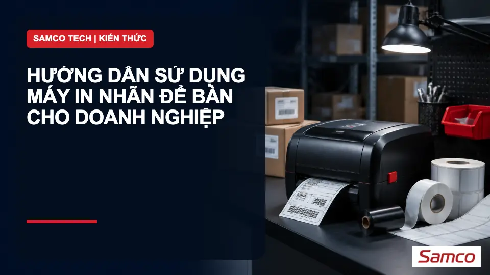 Hướng dẫn sử dụng Máy in nhãn để bàn cho doanh nghiệp