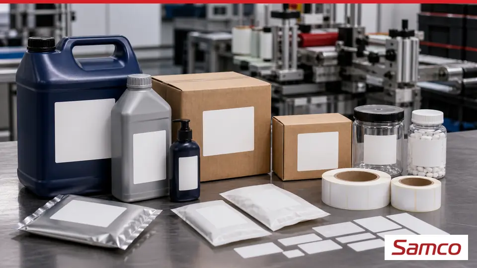 Có những nhóm kích thước tem phổ biến nào theo ứng dụng