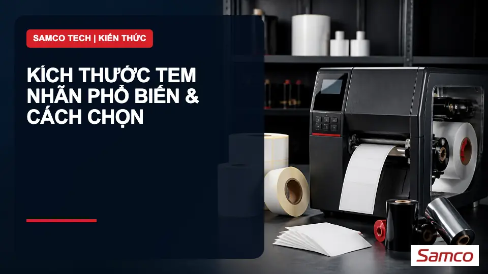 Kích thước tem nhãn phổ biến & cách chọn