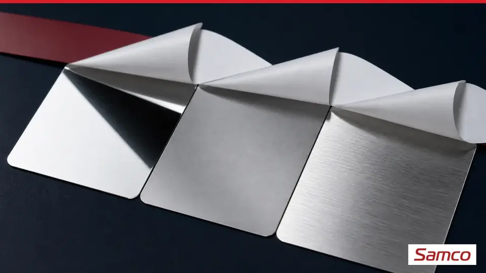Decal xi bạc là gì? Khi nào dùng cho tem thiết bị 20 Ba bề mặt decal xi bạc bóng mờ và xước