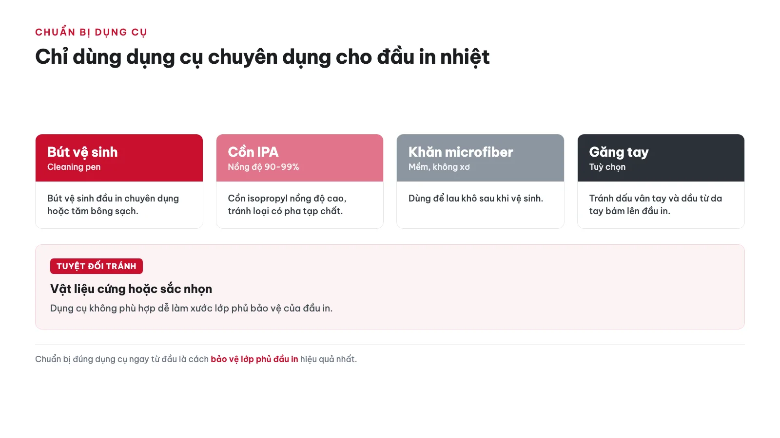 Cần chuẩn bị dụng cụ gì trước khi vệ sinh?
