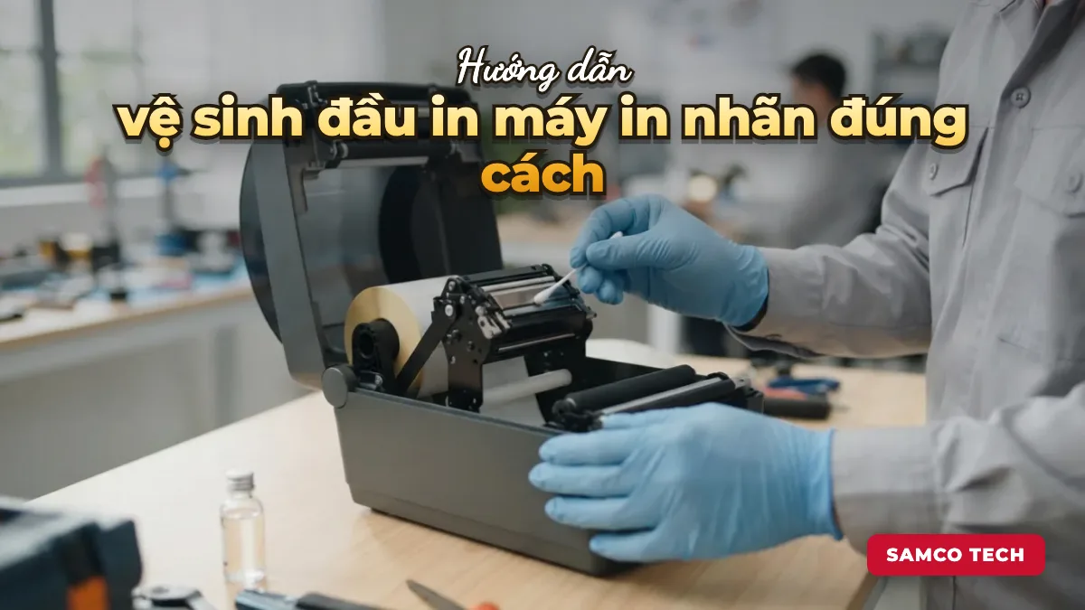 Ảnh minh hoạ: Cách vệ sinh đầu in máy in nhãn đúng cách