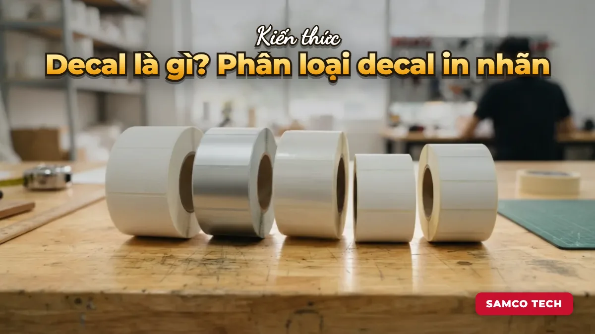 Ảnh minh hoạ: Decal là gì? Phân loại decal in nhãn