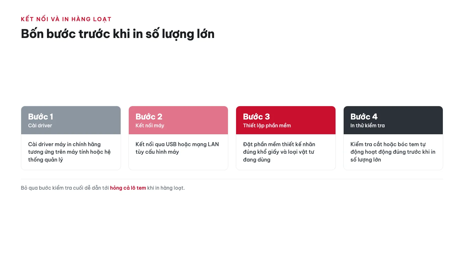 Hướng dẫn sử dụng Máy in nhãn Brother TD-2310D 16 Kết nối và thiết lập in hàng loạt như thế nào?