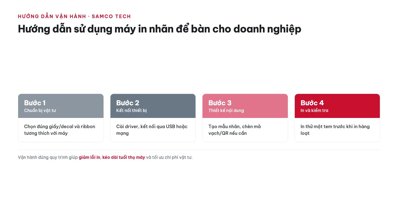 Hướng dẫn sử dụng Máy in nhãn để bàn cho doanh nghiệp 12 Hướng dẫn sử dụng Máy in nhãn để bàn cho doanh nghiệp