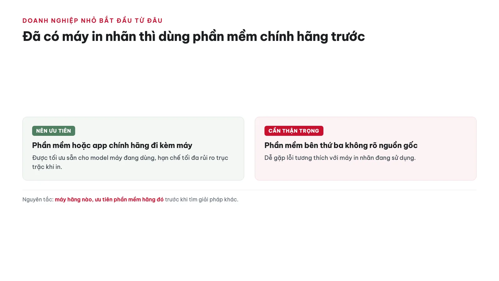 Phần mềm thiết kế nhãn in miễn phí 2026 15 Doanh nghiệp nhỏ nên bắt đầu với loại phần mềm nào?