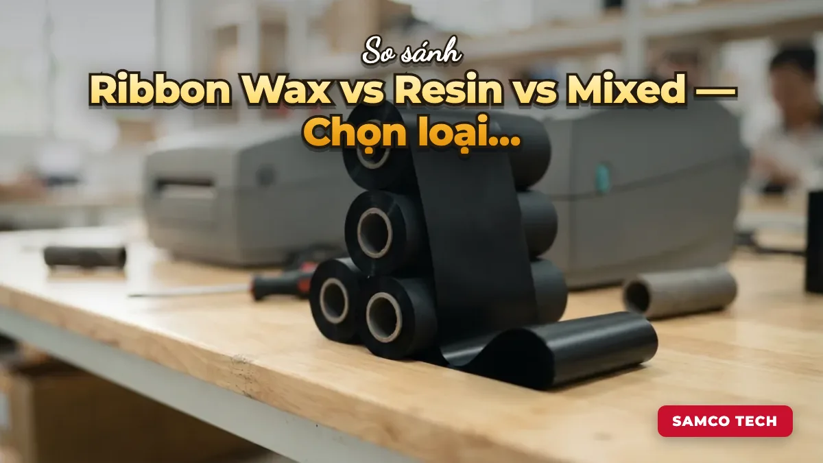 Ảnh minh hoạ: [MỚI] Ribbon Wax vs Resin vs Mixed — Chọn loại nào?