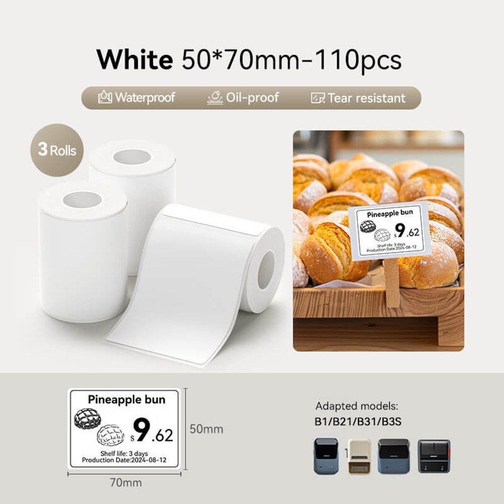 Bộ cuộn nhãn Niimbot cho máy B21, B1, B3S (2 – 3 cuộn) 7 Bộ cuộn nhãn Niimbot cho máy B21, B1, B3S (2 – 3 cuộn) - ảnh 7