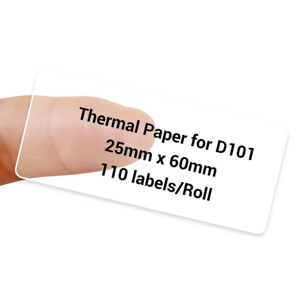 Nhãn in nhiệt Niimbot khổ 25 mm cho máy D101 1 Nhãn in nhiệt Niimbot khổ 25 mm cho máy D101