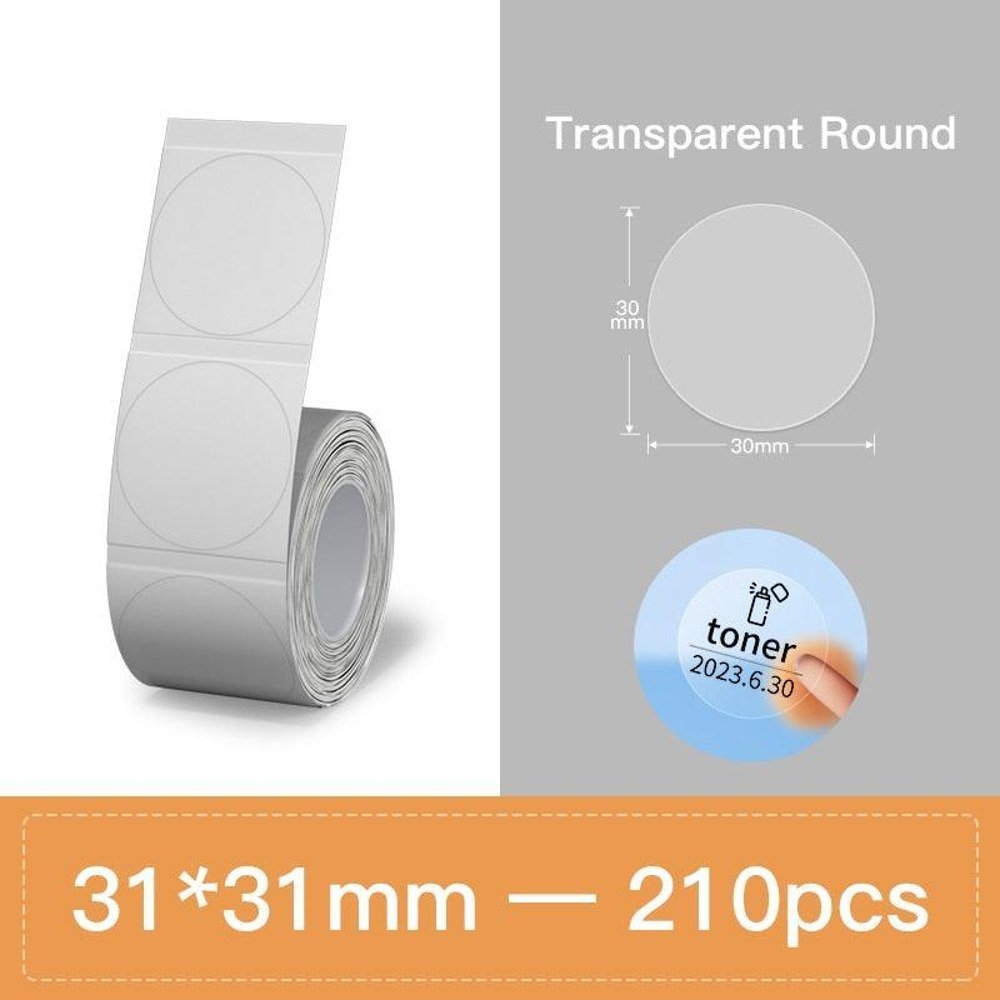 Nhãn in nhiệt Niimbot tròn cho máy B21, B1, B3S 4 Nhãn in nhiệt Niimbot tròn cho máy B21, B1, B3S - ảnh 4