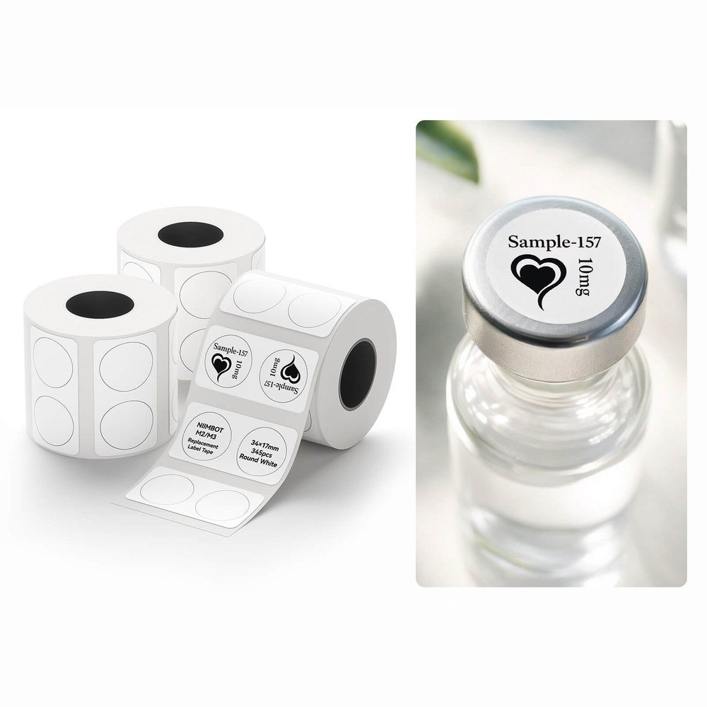 Nhãn truyền nhiệt Niimbot cho máy M2, M3 8 Nhãn y tế, phòng thí nghiệm Niimbot cho máy M2, M3