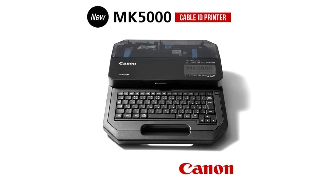 In ống lồng từ Excel: cách in hàng loạt trên máy MAX, Canon, Supvan 12 Máy in ống Canon MK5000 nhìn chính diện