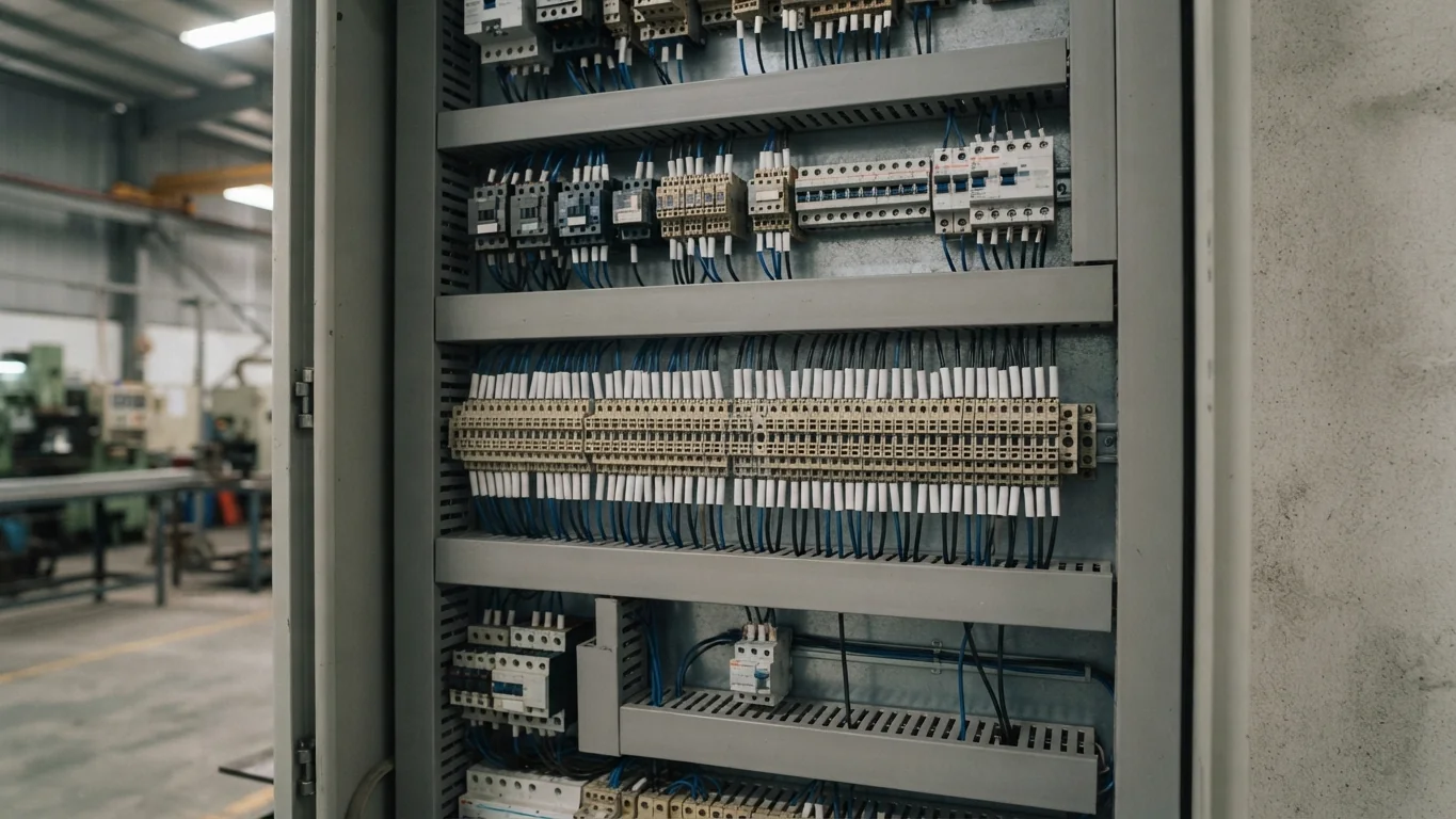 Mực in ống MAX: phân biệt LM-IR50B, LM-IR50BP, LM-IR50W và LM-IR300B 10 Bên trong tủ điện công nghiệp đi dây gọn, đầu dây gắn ống lồng trắng trơn