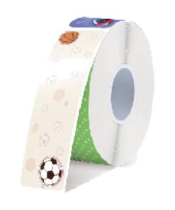 Nhãn bế sẵn họa tiết Supvan T0964E14*50 14mm x 50mm họa tiết thể thao (Sports player)